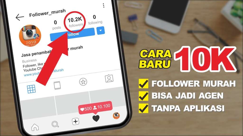 Cara Menambah Followers Instagram hingga 10K