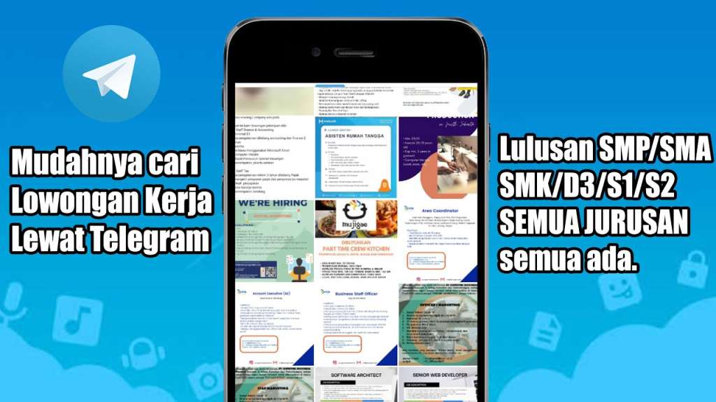 Cara Mengikuti Channel Telegram Lowongan Kerja