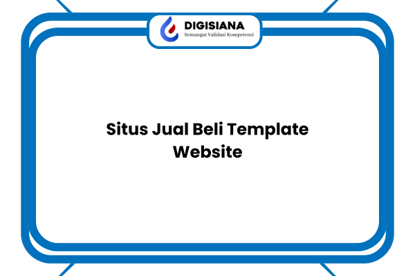 Situs Jual Beli Template Website