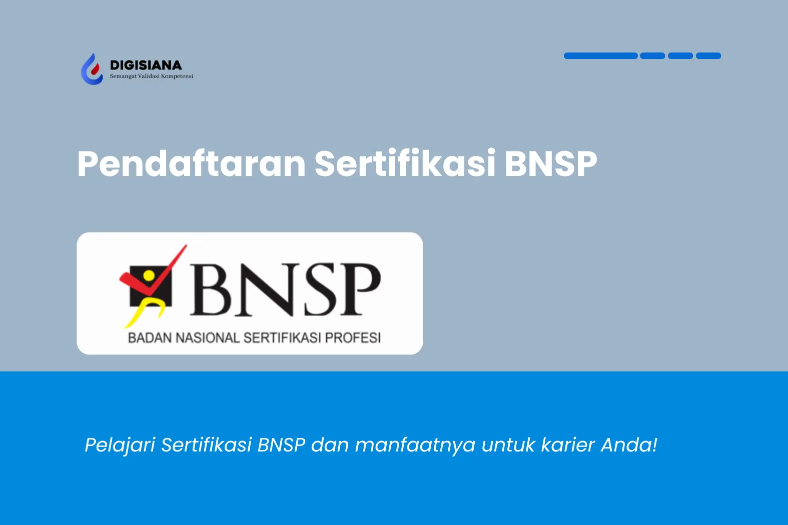 Pendaftaran Sertifikasi BNSP